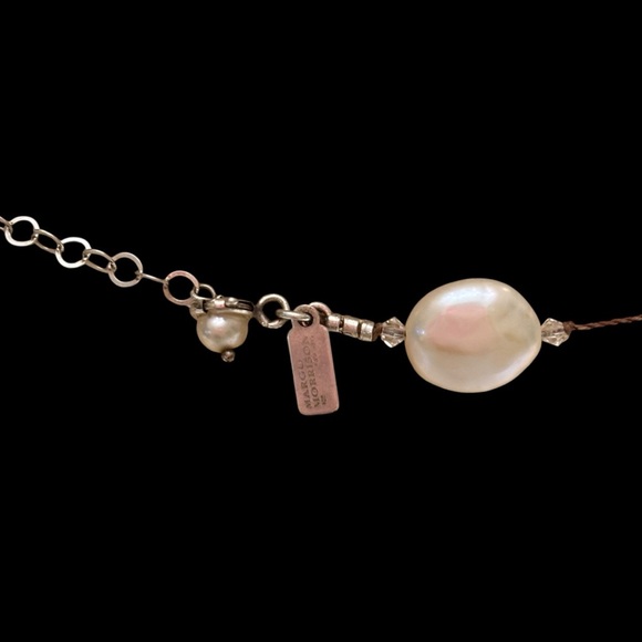 Margo Morrison | Sterling Silver Coin Pearl Necklace | 20” Adjustable - Picture 14 of 14